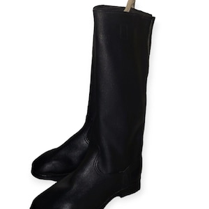 Vintage WW2 high tarpaulin boots kirza USSR