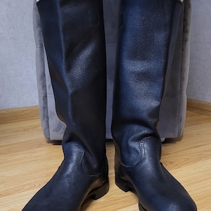 Authentic Retro Tarpaulin Boots Kirza, 1970s Heritage Footwear, Classic Vintage Leatherette Design