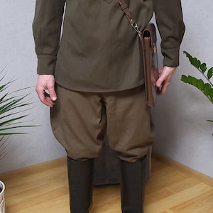 Military uniform with leather bag Red Army USSR