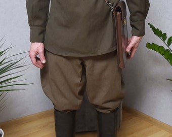 Military uniform with leather bag Red Army USSR