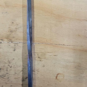 Hand forged USA-made steel fire poker