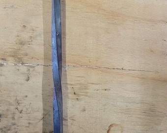 Hand forged USA-made steel fire poker