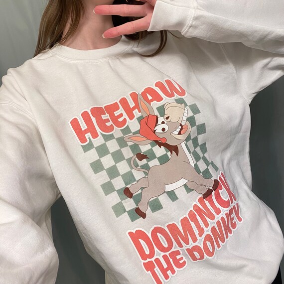 Dominick the donkey sweatshirt hotsell