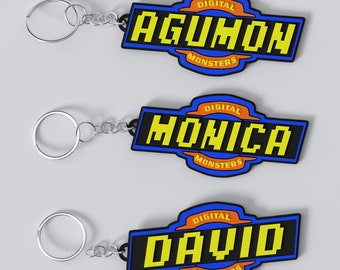 Anime Custom Keychain - Physical 3D Print
