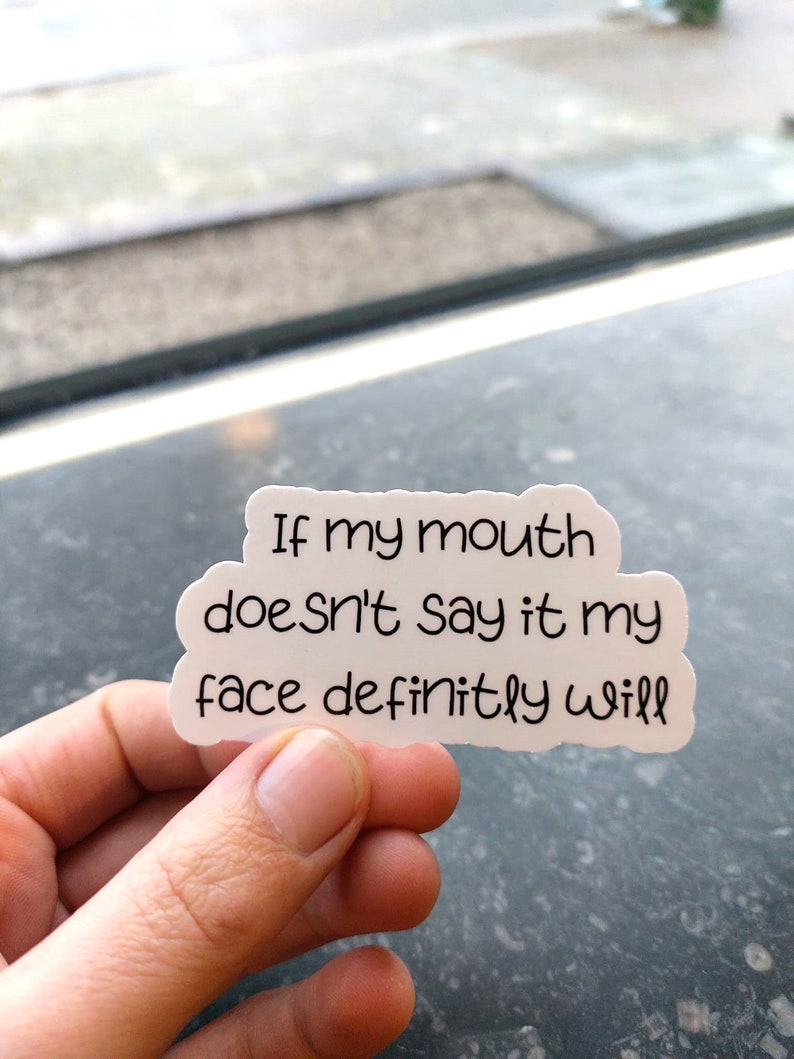 sarcastic stickers funny vinyl sticker water bottle laptop sticker waterproof bumper sticker sarcastic quote sticker one piece image 1