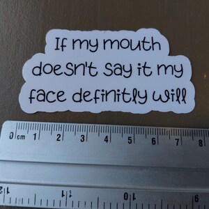 sarcastic stickers funny vinyl sticker water bottle laptop sticker waterproof bumper sticker sarcastic quote sticker one piece image 3