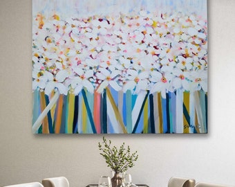 Handmade Oil Painting on Canvas: Stretched, Ready to Hang (39.4/31.5 inches)
