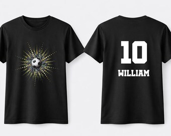 Camiseta personalizada para equipo de fútbol, nombre y número personalizados, camiseta para el día del partido.