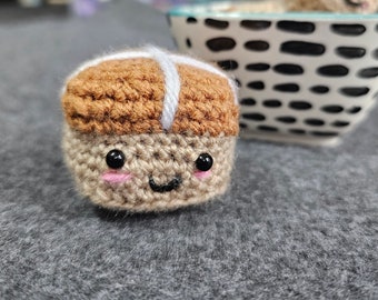 Hot Cross Bun - crochet