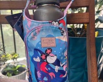 Water Bottle Sling Bag | Crossbody Water Bottle Holder | Large Beverage Bag | Mickey Sketch Sling Bag | Mickey Parks Bag