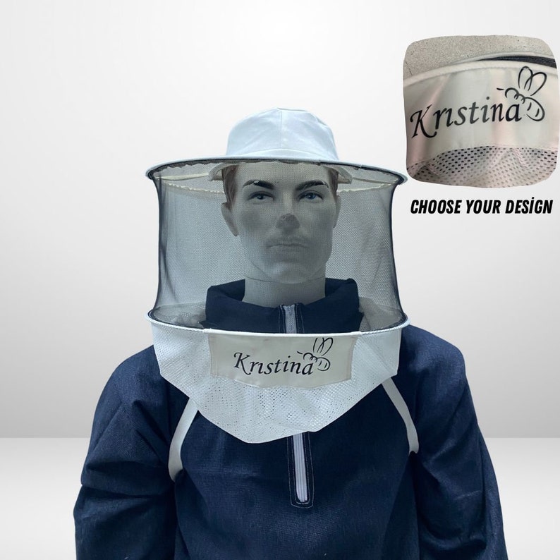 Personalized Cotton Hat Veil Combination for Keeping Bees, Beekeeper