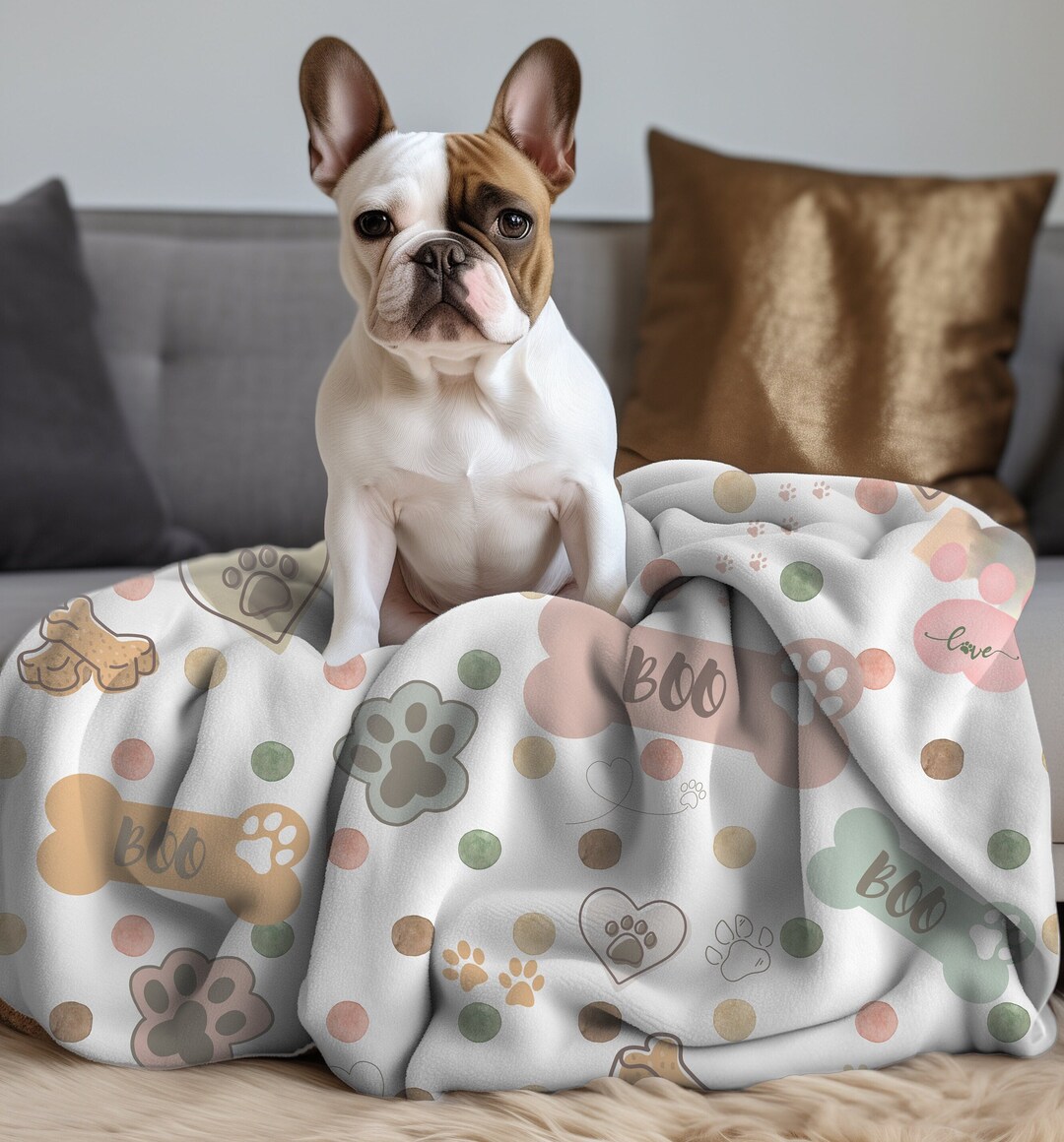 Just Us And The Paws We Love - Dog Personalized Custom Blanket - Gift For Pet Owners, Pet Lovers main image 1