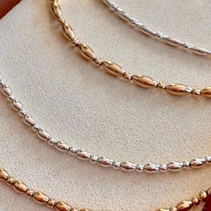 Oval Beaded 14k Gold Fill and Sterling Silver Glow Up for Permanent Jewelry, Permanent Jewelry Supplies, Permanent Jewelry Connector