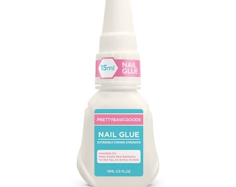 Top Rated Strongest Nail Glue For Press On Nails, Nail Tips and Acrylic Nails 15ML Super Strong Nail Glue For Press On Nail Adhesive Bond