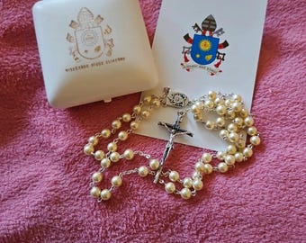 Rosary rosary papa francesco