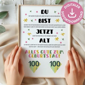 Regalo de dinero divertido, refrán divertido de cumpleaños, póster que cumple deseos, da dinero, regalo de último minuto, descarga para imprimir