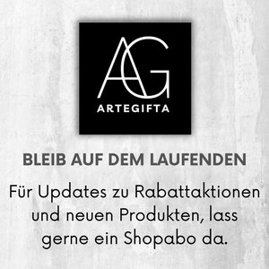 Bleib auf dem Laufenden. Für Updates zu Rabattaktionen und neuen Produkten, lass gerne ein Shopabo da.