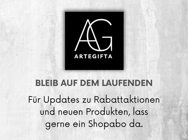 Bleib auf dem Laufenden. Für Updates zu Rabattaktionen und neuen Produkten, lass gerne ein Shopabo da.