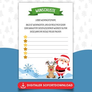 Santa Claus wish list to print, Christmas wish list to fill out, Christmas gift wishes, Santa Claus letter