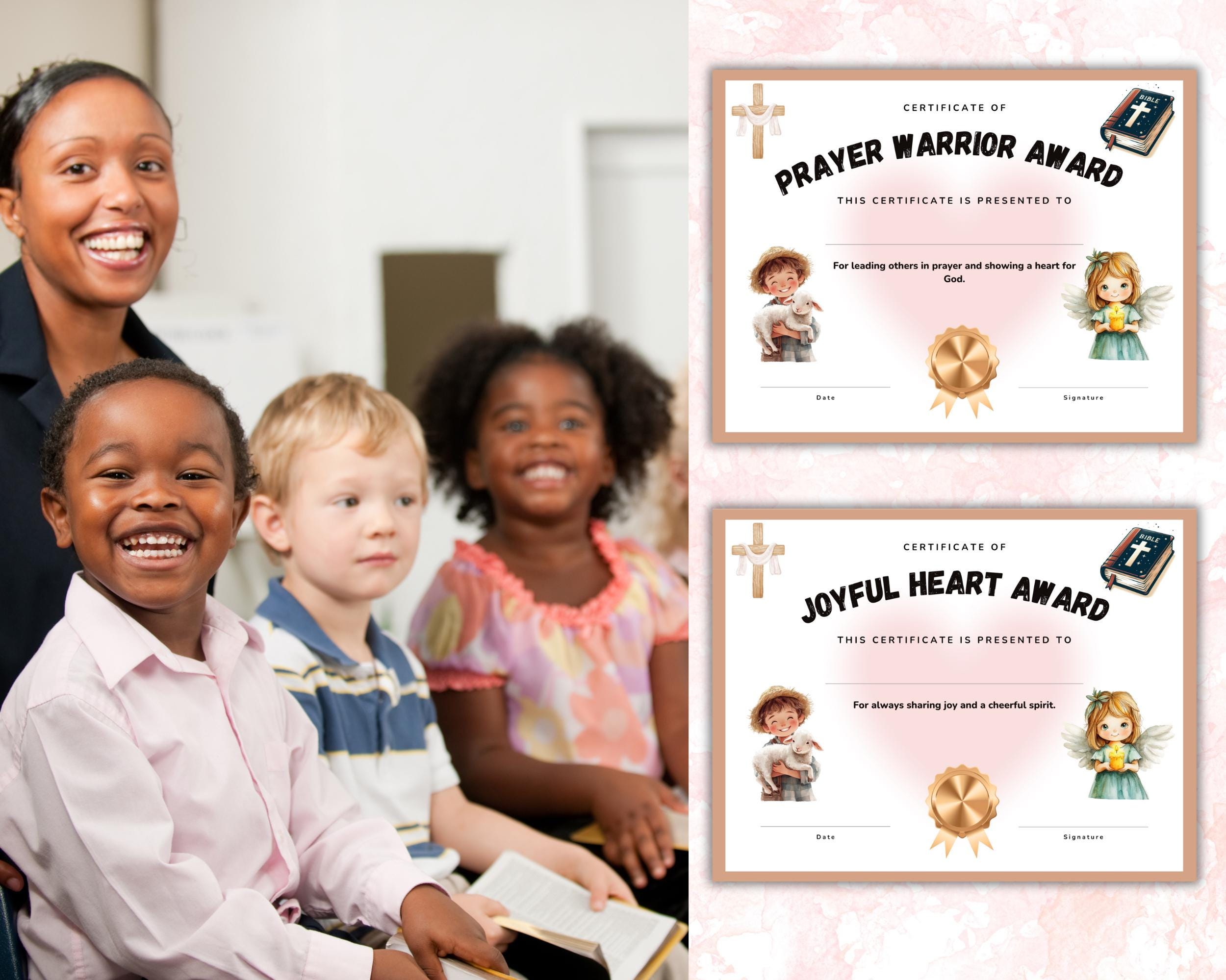 Vacation Bible School Ribbons For Graduation Vacation Bible School Certificate, VBS Awards, Sunday School, Childrens ...
