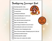 Thanksgiving Scavenger Hunt, Fall Scavenger Hunt, Scavenger Hunt Teen, Treasure Hunt, Thanksgiving Games, Friendsgiving Games, Teen Party