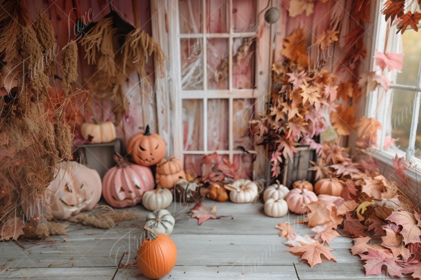 Buy MEHOFOND 7x5ft Fall Pumpkin Backdrop Rustic Wood Harvest Barn String Lights Kids Portrait Photography Background Autumn Thanksgiving Boy Girl Baby