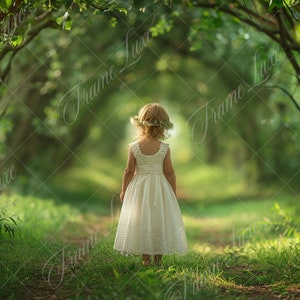 Summer Green Woodland digital background, Woods Path, Fine Art portrait photography digital backdrop, creative composite, grass, trees