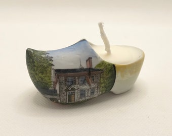 Dutch Clog Porcelain Shoe Tea Cup Candles