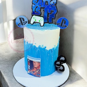 Gamer / Gaming-torte Topper personalisiert