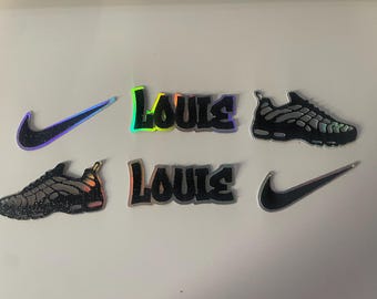 personalised sports trainers TN cupcake toppers