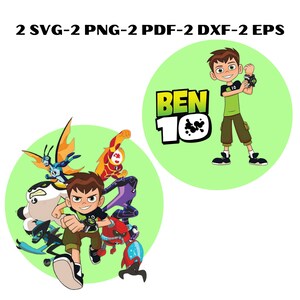 Ben 10 Cartoon Series Characters Digital Design svg, png, pdf, dxf, eps, Cartoon Network, Ben Ten Digital Art, Hero Design, Friendship Art