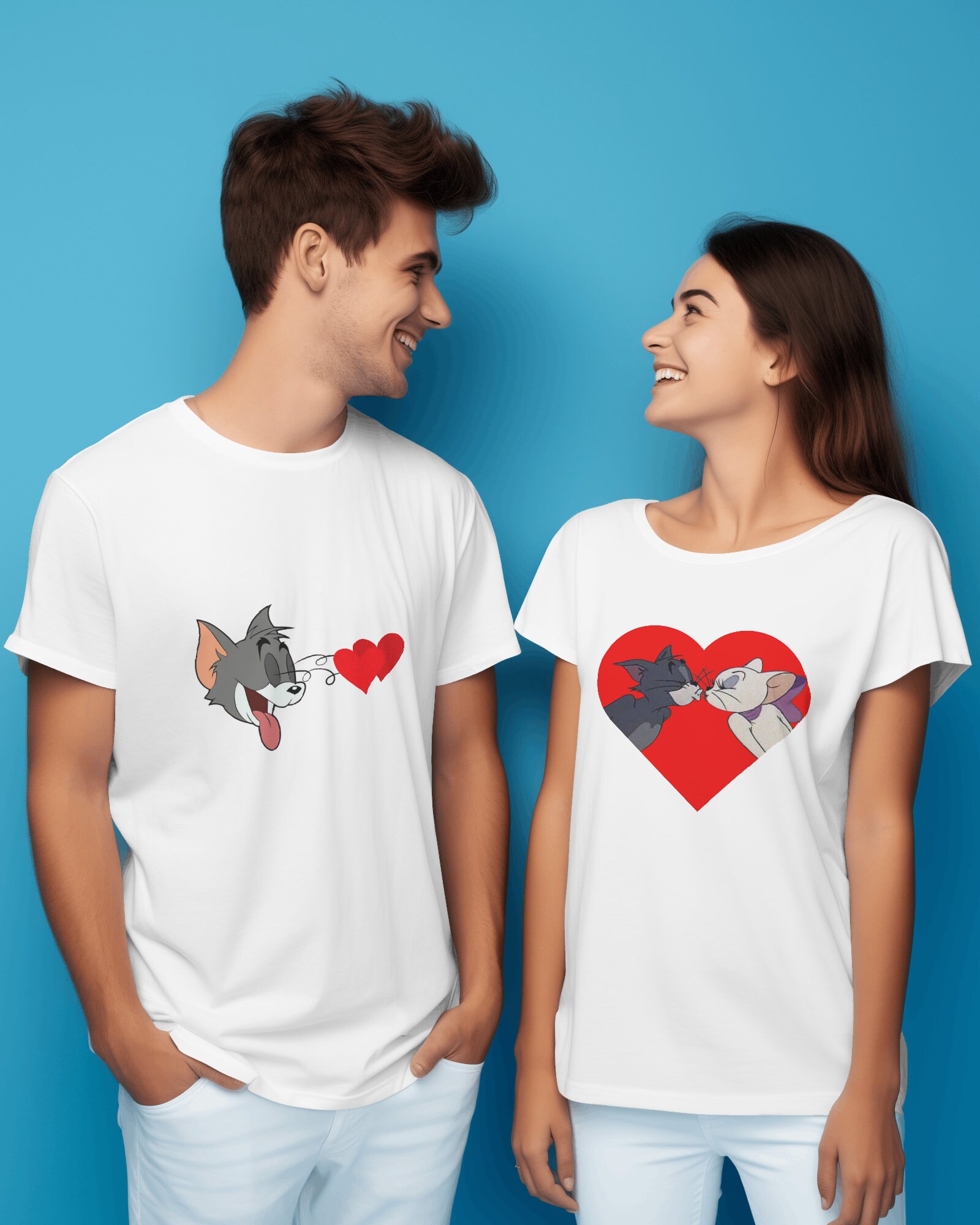 Tom and Jerry Valentine's Day Digital Designs Svg, Png, Pdf, Dxf, Eps ...