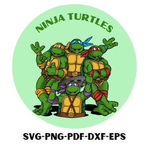 Ninja Turtles Digital Art, Ninja Turtles png, svg, pdf, dxf, eps, Friendship Digital Design, Ninja Turtles Design, Digital Design Animasyon