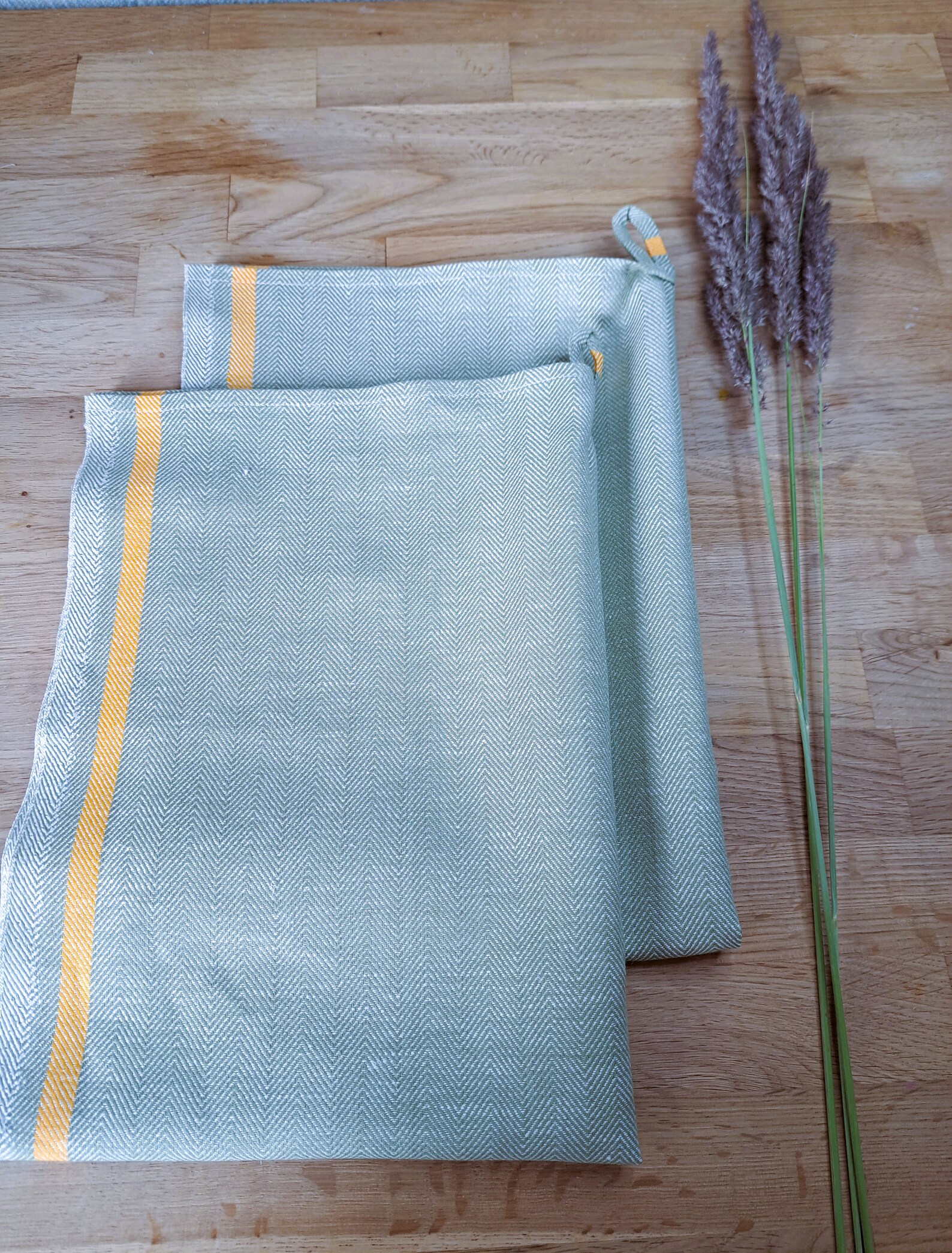 Linen Towels Set of 2, Beautiful Linen Towels, Nice Scripture Linen ...