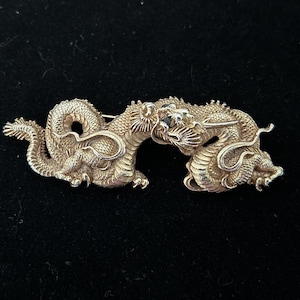極希少】ALVA MUSEUM REPLICAS ブローチ 龍 ゴールドカラー