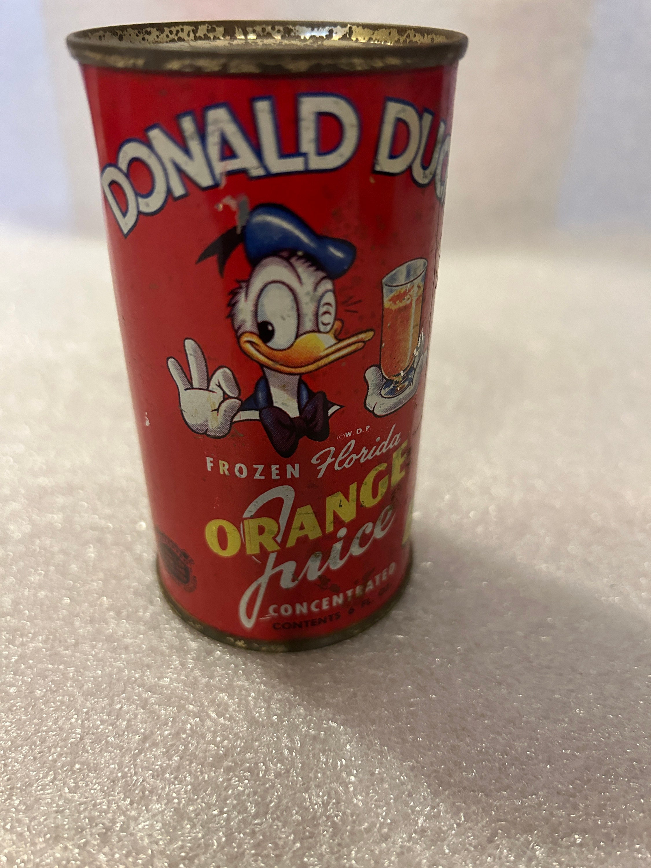 Donald Duck Orange Juice Concentrate Can - Etsy
