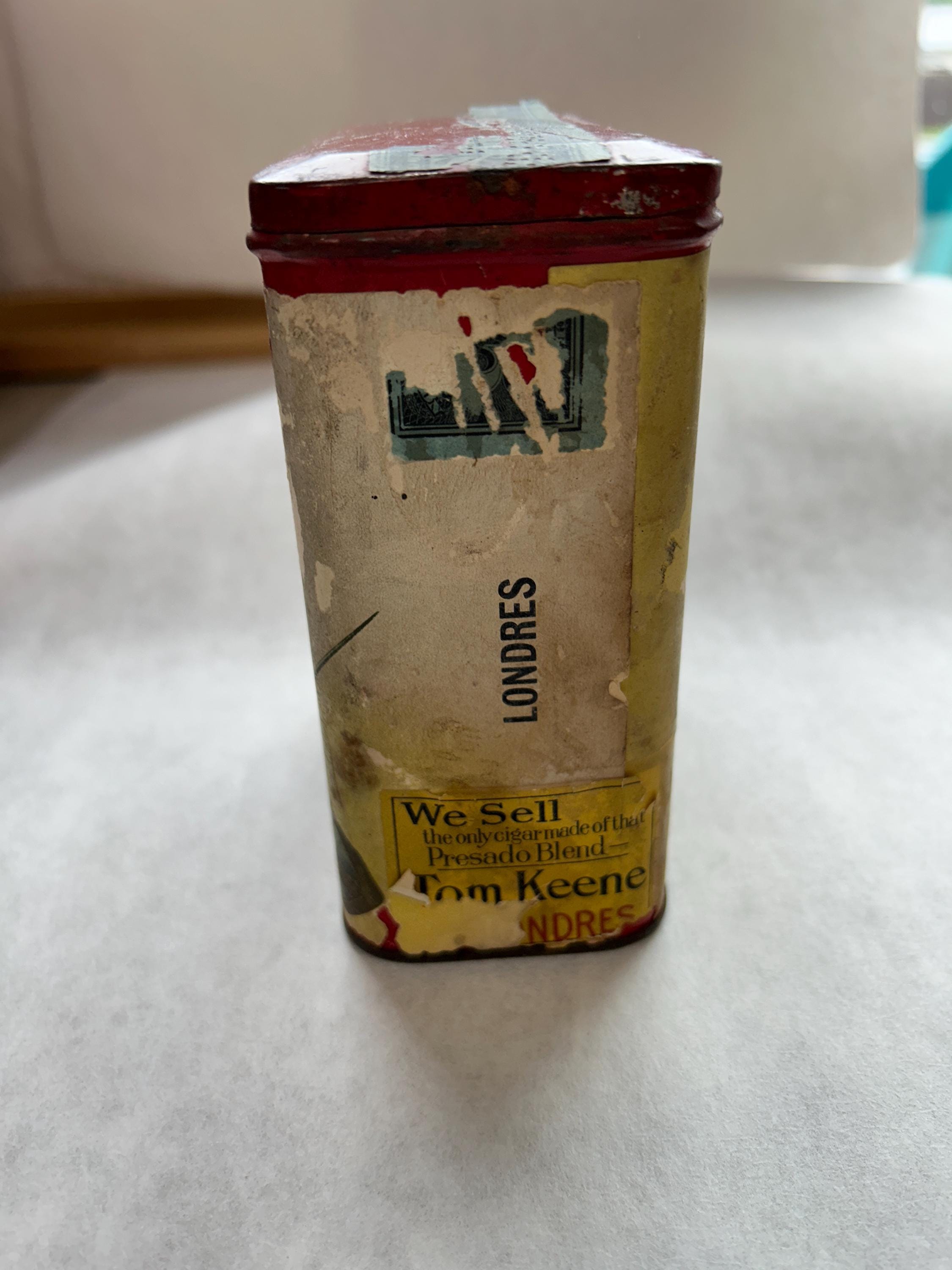 Tom Keene Tobacco Tin - Etsy