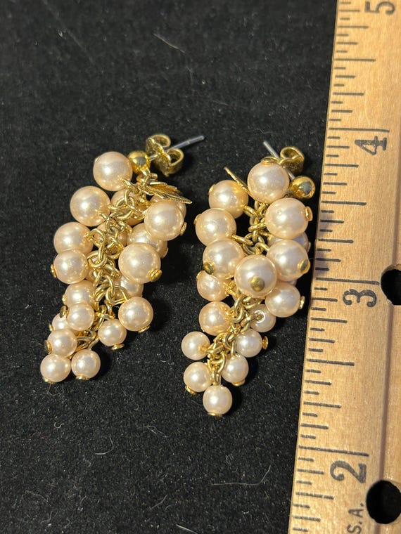 Dangling Grape Custer Earrings - image 2