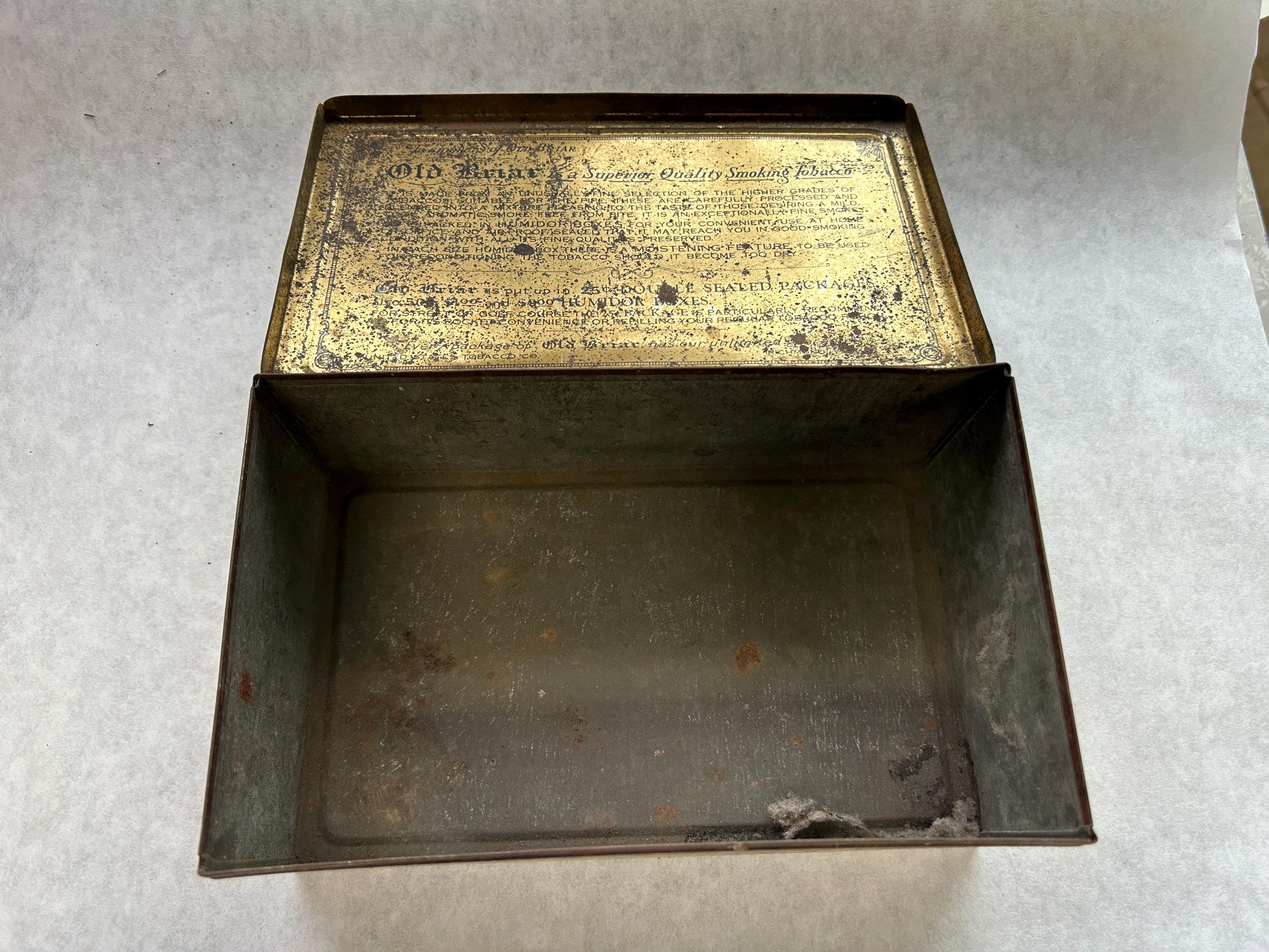 old briar tobacco tin Old Briar Tobacco Tin