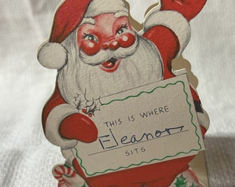 Santa Place Cards