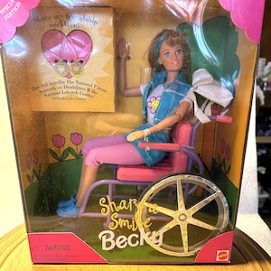 Barbie Share A Smile Becky Doll - Etsy