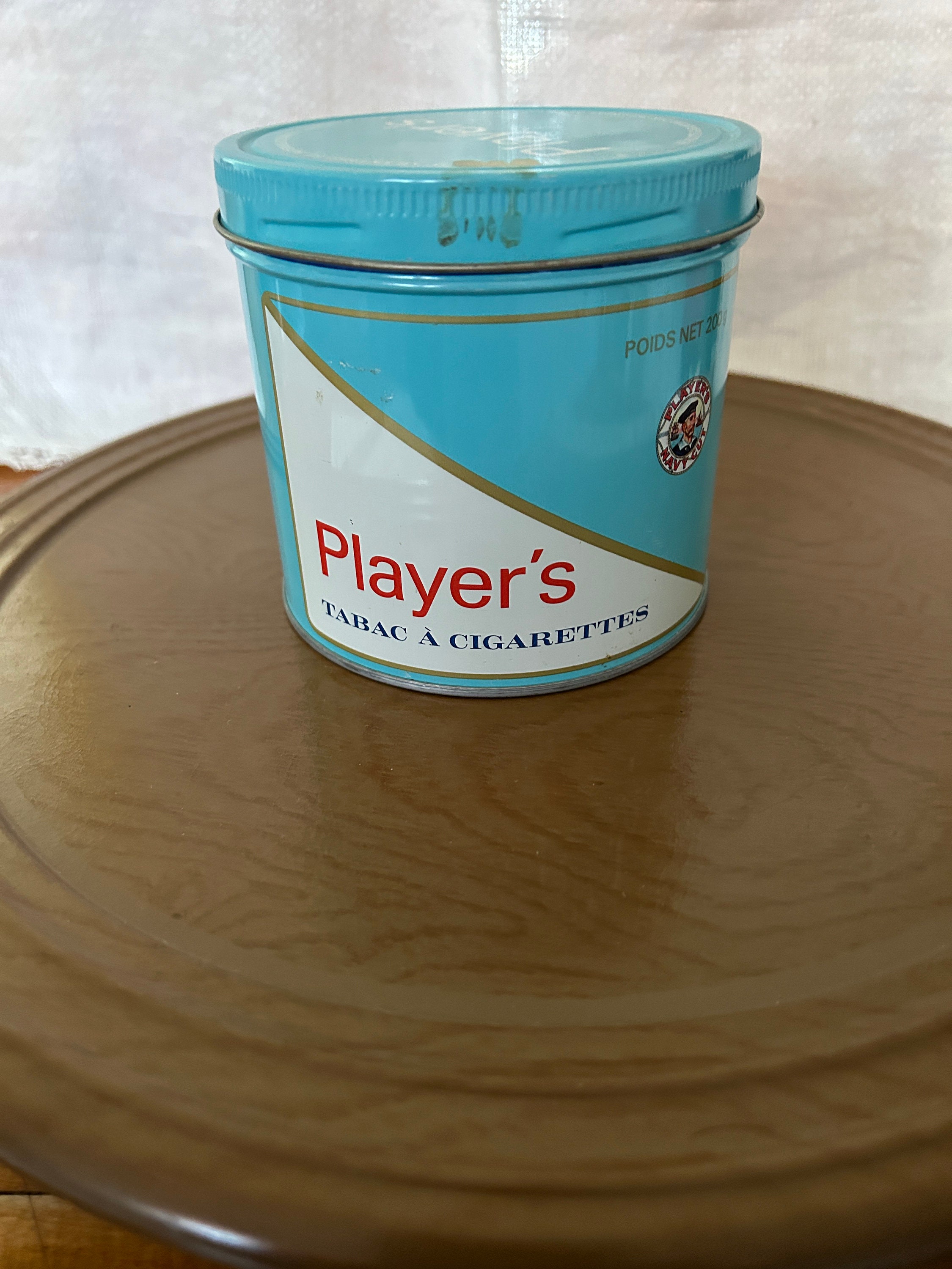players tobacco Player's Cigarette Tobacco Tin - Bilingual