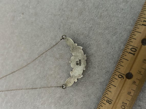 Gerald Mitchell Signed Turquoise and Sterling Nec… - image 9