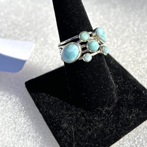 Sterling Blue Stone Ring