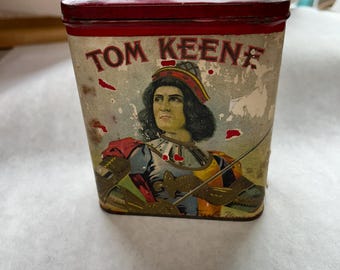 Tom Keene Tobacco Tin - Etsy