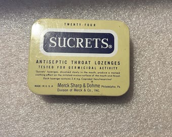 Sucrets Lozenge Tin