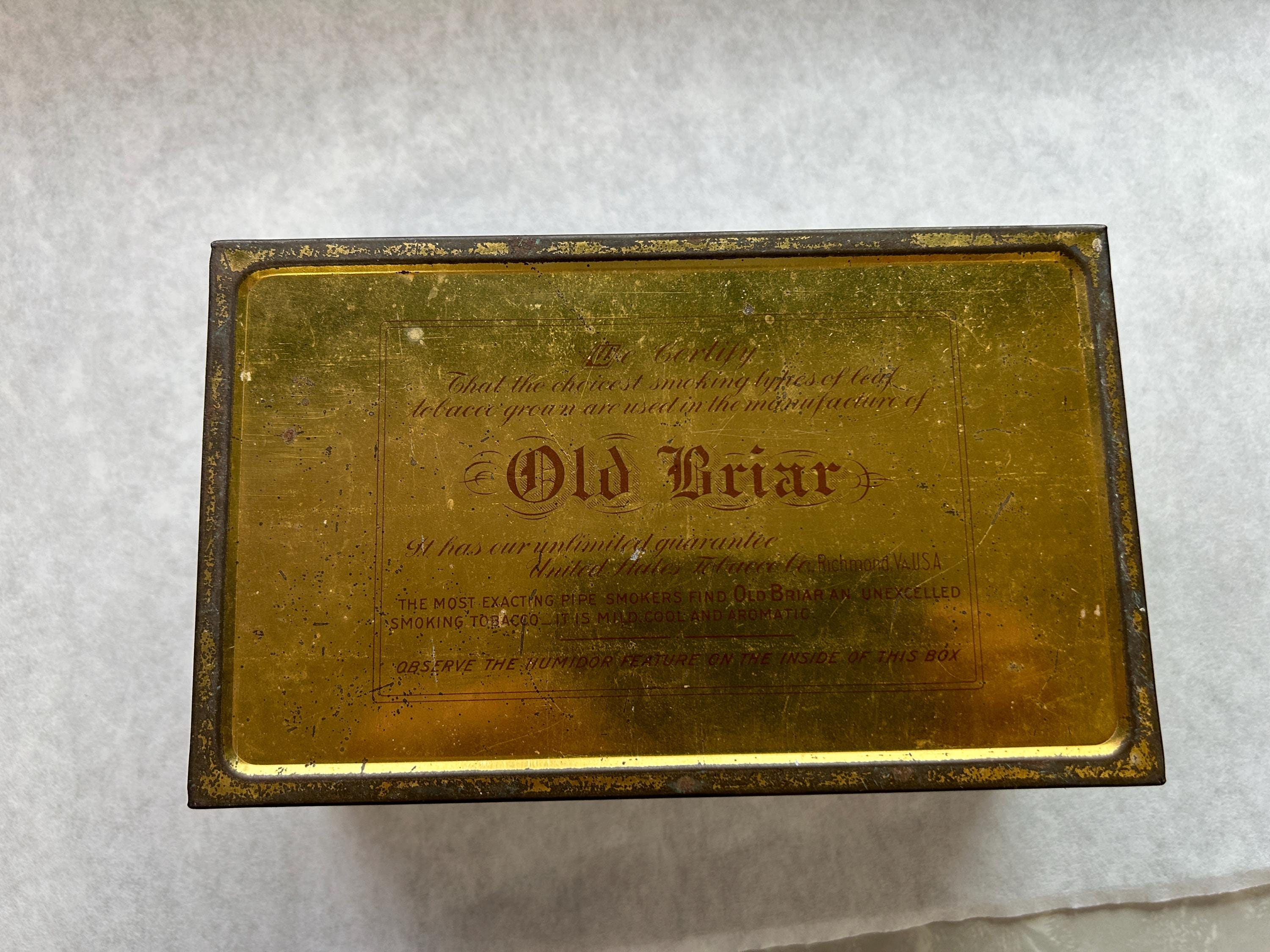 old briar tobacco tin Old Briar Tobacco Tin