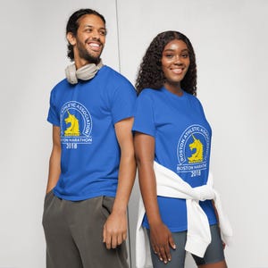 Boston Marathon 2018 Memorial Shirt - Marathon Runner Gift, Boston Sports Souvenir, Race Day Keepsake Tee