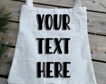 Personalised tote bag, birthday gift, customised bag, tote bag