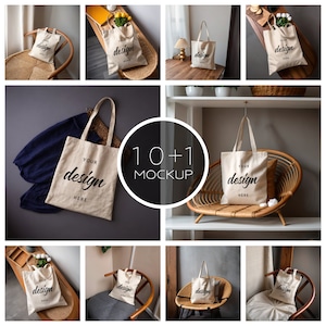 Tote Bag Mockup Bundle, Liberty bags oad113 mockup, Cotton canvas tote bag mockup bundle, shopping bag mockup, printify, printful, etsy